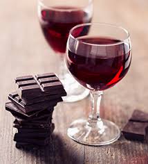 Chocolate, Alcohol and Water for Health